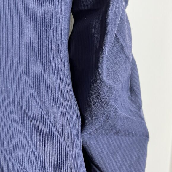 Lululemon Reversible Dance Studio Jacket III Cadet Blue Womens 6 Full Zip - Picture 11 of 13